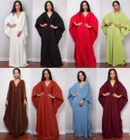 --D0512 2023 new Europe and the United States chest woven loose smock - 20 yards beach blouse robes on holiday is prevented bask in unlined upper garment color