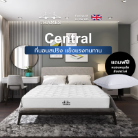 Thames Mattress ที่นอนสปริงHybrid รุ่น Central หนา 8 นิ้ว แก้เมื่อยล้า แถมหมอนหนุนพรีเมี่ยม 1 ใบ