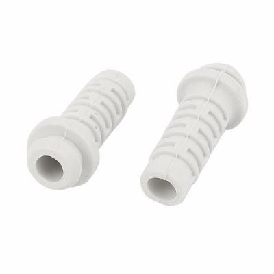 10pcs 5mm Cable Gland Connector Rubber Strain Relief Cord Boot Protector Cable Sleeve White for Power Tool Cellphone Charger