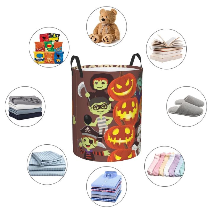 storage-and-pumpkin-faces-household-dirty-basket-folding-organizer