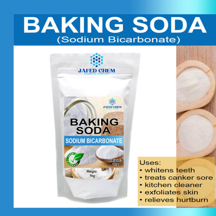 [Jafedchem] Baking Soda Sodium Bicarbonate (Food Grade) 1kg for