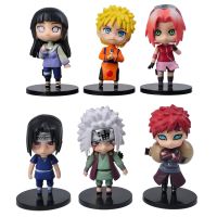 (Popular toys) 6รุ่น9 10ซม. Naruto AnimeModel Hand Made Hinata Jiraiya Haruno Sakura Gaara ตุ๊กตา Kawaii เด็ก39; S ของขวัญของเล่น