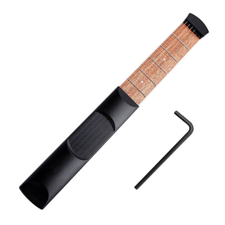 6 String 6 Fret Model Portable Pocket Guitar Neck Chord Trainer Guitar