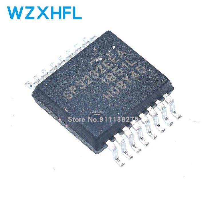 10PCS/LOT  SP3232EEA SSOP16 +3V+5.5V RS-232 In Stock WATTY Electronics