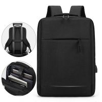 Business Travel Backpack Korean Style 14 Inch Laptop Backpack with USB Charging Port for Men Water Resistant College School Bags