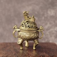 （HOT NEW）1PcIncense Burner Home Exquisite Censer Desktop Decoration เตาหลอมตกแต่ง