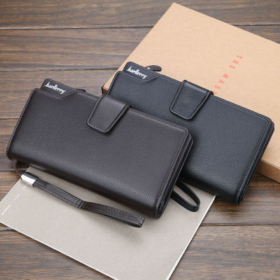 2020 Card Holder Men Wallets Business PU Leather Long Design Quality Fashion Casual Men Purse Zipper Multi-function Wallets