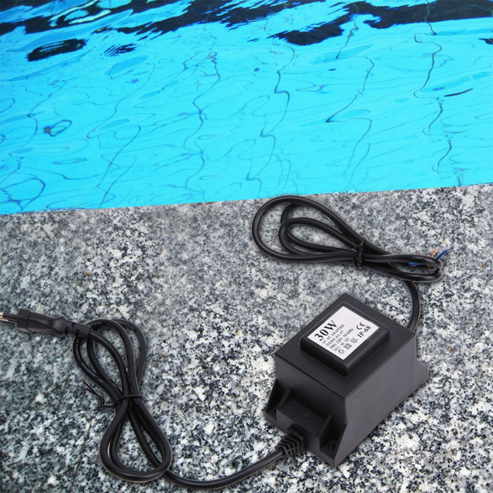 หม้อแปลงเสื้อกันฝนว่ายน้ำสระว่ายน้ำกันน้ำหม้อแปลงติดตั้งได้ง่ายใต้น้ำ-diy-สำหรับสระว่ายน้ำใต้น้ำ-led