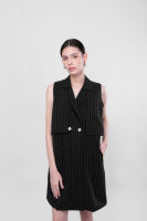 QueenCows ชุดให้นม Adriana Jacket Dress (Black)