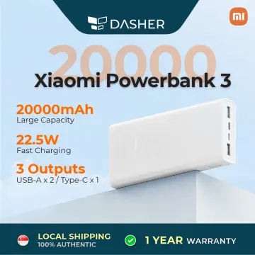 New Xiaomi Power Bank 20000mAh 22.5W 18W PB2022ZM PD Two Way Fast Charging  Powerbank Portable Battery For iPhone 13