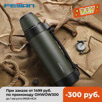 NEW2022 ERQI FEIJIAN Military Thermos, Travel Portable Thermos For Tea, Large Cup Mugs for Coffee, Water bottle, Stainless Steel