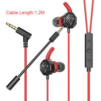 GGMM G1 Earphone Deep Bass Gaming Earphone With Detachable Long Mic Gaming Earphones Clear Sound For PUBG Mobile Phone PC Gamer