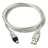 Firewire 1.5M ILink สำหรับสายเคเบิลอะแดปเตอร์ IEEE 5ft ไปยัง HY1350 1394ตัวผู้ USB ขา USB 2.0อุปกรณ์คอมพิวเตอร์