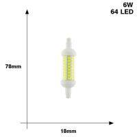 【New arrival】 หลอดไฟ Led R7S แก้วซังหลอดไฟ Ac 220โวลต์ Lampadas 78มิลลิเมตร118มิลลิเมตร135มิลลิเมตรแทนที่ฮาโลเจน6วัตต์9วัตต์12วัตต์ข้าวโพดตกแต่งบ้าน