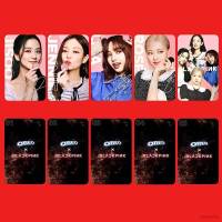 Jason โปสการ์ดอัลบั้ม BLACKPINK OREO JENNIE Pink ink ROSE 4 5 ชิ้น ต่อชุด