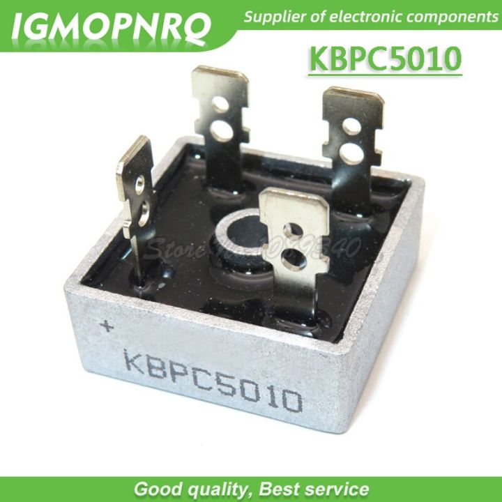 free shipping 1PCS KBPC5010 KBPC1510 single phase bridge rectifier bridge DIP 50A 1000V 100% new original