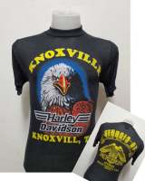 เสื้อยืดฮาเลย์ Harley-Davidson ผ้าบาง50 ผ้ามุ้ง ผ้าบางใส่สบาย สไตล์วินเทจ ป้ายVintage 3D EMBLEM [ S M L XL ]