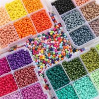 3400PCSBOX 3MM Czech Glass Seed Beads Kit Small Craft Beads With Tool Kit For DIY Craft Bracelet Jewelry Making Supplies