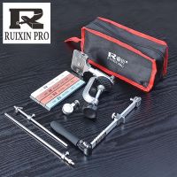 RUIXIN Professional Kitchen Sharpener Whetstone Multifunction Fixed Angle Sharpening System Apex Edge Honing Tools kit