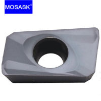 MOSASK APMT H2 10pcs 1135 1604 ZP25 การประมวลผลเหล็กเครื่องตัดมิลลิ่งมุมขวาเครื่องกลึง CNC End Mill เม็ดมีดทังสเตนคาร์ไบด์