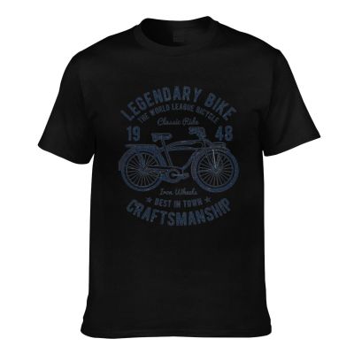 Cyclings Legendary Bikeing Ideal For Biker Bicycle Raicing Casual Wears Mens Short Sleeve T-Shirt