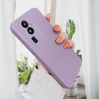 เคส PMP สำหรับ OPPO Reno10 Pro + 5G นุ่มกรอบโทรศัพท์ซิลิโคนเหลวสี่เหลี่ยมดั้งเดิมคลุมทั้งหมดกล้องกันกระแทกเคสวอลเปเปอร์หิน