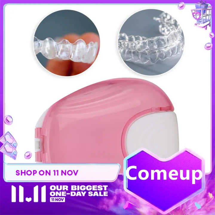 Orthodontic Retainer Case Portable Adult Waterproof Denture Box Storage