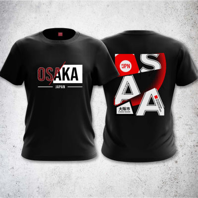 New FashionOsaka t shirt, Osaka Japan shirt, 100 cotton, short sleeve, black color, mens t shirt, oversize plus size 5xl 2023