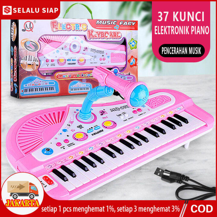 37 Kunci Anak-anak Piano Anak-anak Keyboard Elektronik Piano Mainan