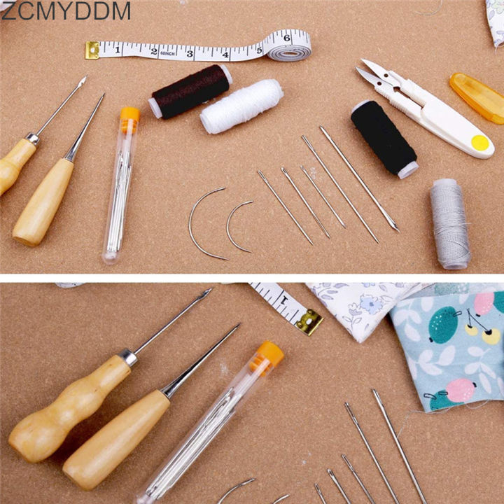 zcmyddm-30pcs-leathercraft-เย็บเบาะชุดซ่อม-awl-thimble-หนังทำงานเครื่องมือ-shoemaker-ผ้าใบซ่อมเครื่องมือเย็บผ้า