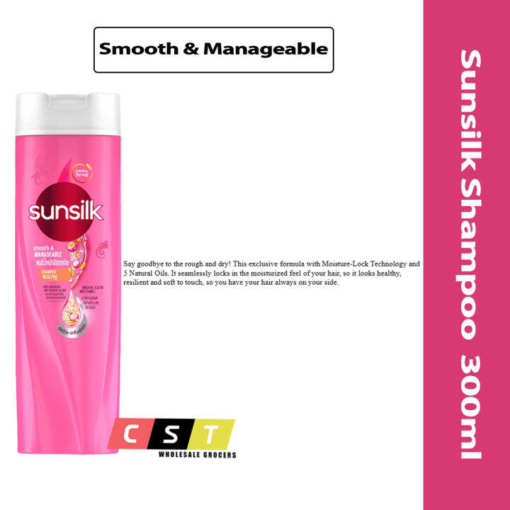 Sunsilk Smoothandmanageable Shampoo 300ml Lazada 6324