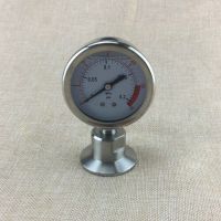 1.5 "Tri Clover Compatible Sanitary Pressure Gauge 0-30 PSI Bottom Mount For Beer Brewing