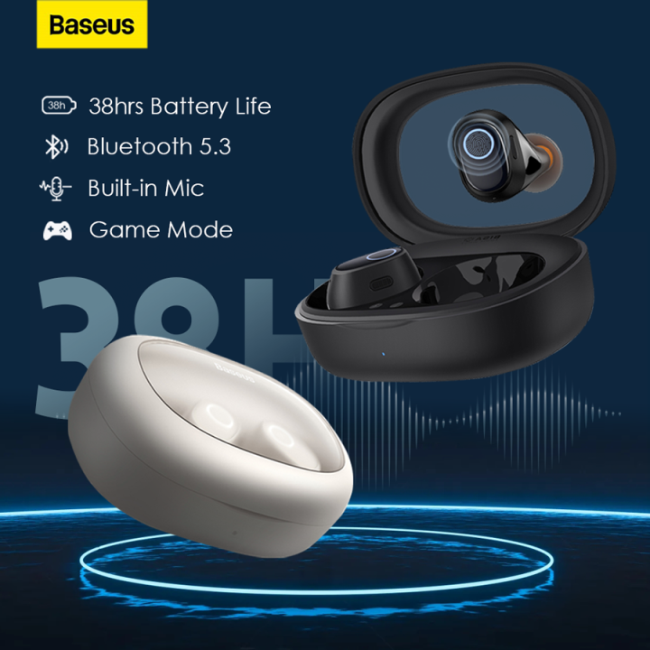 Baseus WM03 TWS Bluetooth 5.3 Wireless Earbuds High Quality Headphone