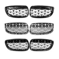 2 Pieces Vehicle Front Kidney Grille Grill 51137157278 Left Right for BMW E92 E93 3 Series Easy Installation Replacement