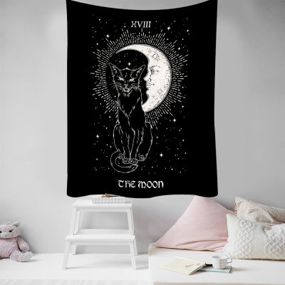 Cat Home Decor Tapestry macrame Tapestry Wall Hanging Boho decor hippie Witchcraft Tapestry