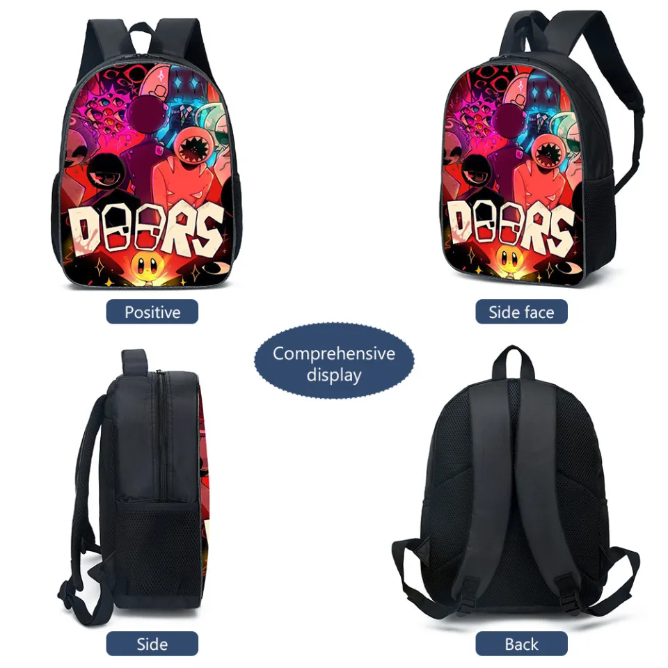 Doors Roblox Figure Escape The Door School Bag Backpack Shoulder