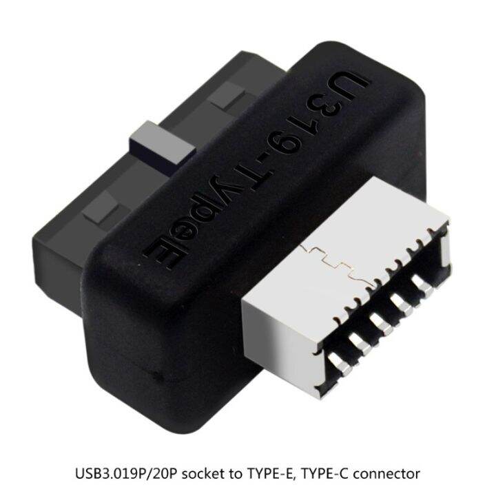 USB 3.0 Internal Header To USB 3.1/3.2 Type C Front Type-E Adapter ...