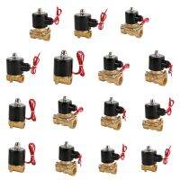 Electric Solenoid  1/4" 3/8" 1/2" 3/4" DN8/10/15/20/25 Normally Closed Pneumatic for Water Oil Air Gas 12V 24V 220V Valves