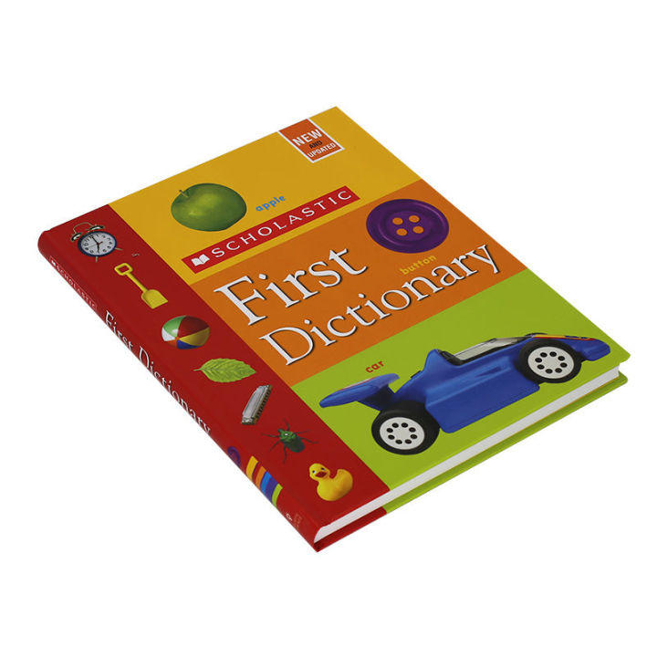 scholastic-first-laภาษาอังกฤษoriginalการเรียนรู้เด็กตรัสรู้ภาพพจนานุกรมภาษาอังกฤษเด็กแผนภาพ-laเด็กคำภาษาอังกฤษหนังสืออ้างอิงปกแข็งขนาดใหญ่edition