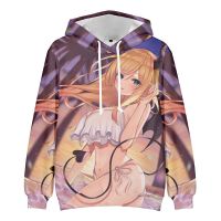 3D Yuzuki Choco Vtuber Hololive Hoodie Sweatshirt Fashion New Streetwear Women men 2022 New Pullovers