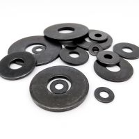 2/5/10/20/25pcs M3 M4 M5 M6 M8 M10 M12 M14 M16 Black Grade 8.8 Steel Large Size Oversize Big Wider Flat Washer Plain Gasket