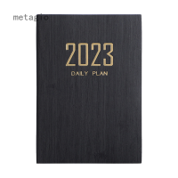 Metaggio 2023โน๊ตบุ๊ค A5แบบพกพากระเป๋า Notepad 365วันทุกวันรายสัปดาห์วาระวางแผนโน๊ตบุ๊คเครื่องเขียนสำนักงานอุปกรณ์การเรียน