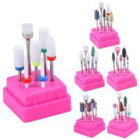 7pcs / set Nail Drill Bits Ceramic Milling Cutter Diamond Manicure Cutters Tungsten Carbide nail cutters Nail Art Equipment