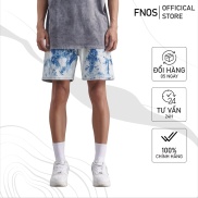 Quần short jean nam streetwear cao cấp FNOS SJ11 form ngắn ngang gối