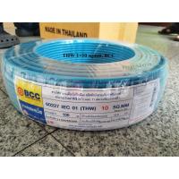 Pro +++ บางกอกเคเบิ้ลสายไฟ THW 1×10 sqmm. BCC ขดละ 100 เมตร มีหลายสี ราคาดี อุปกรณ์ สาย ไฟ อุปกรณ์สายไฟรถ