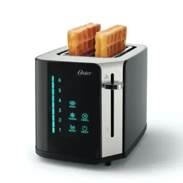 Farberware Touchscreen 4-Slice Toaster, Stainless Steel and Black, New