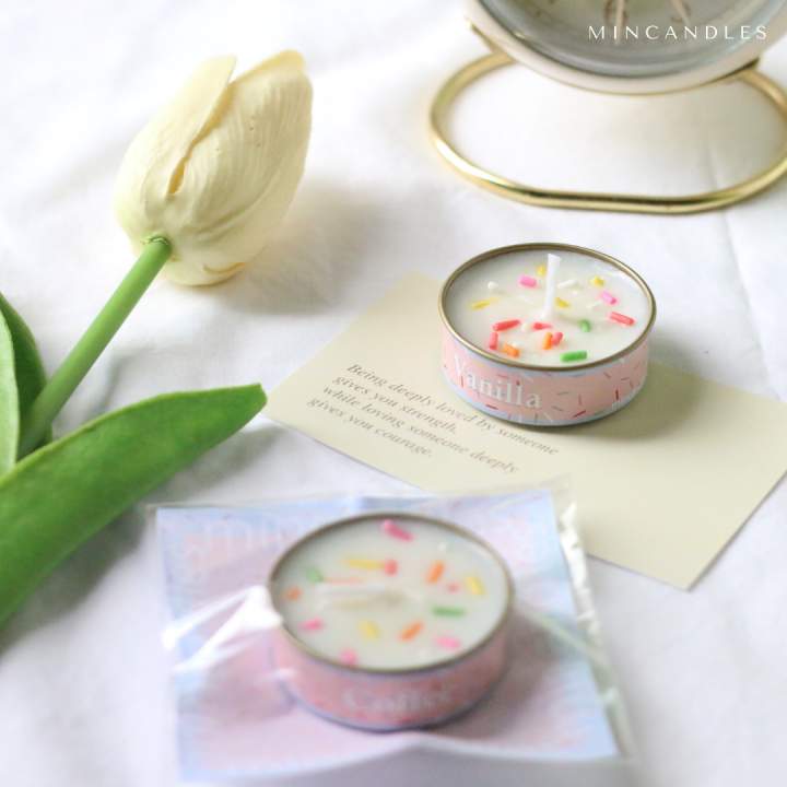 พร้อมส่ง-เทียนtealight-ทีไลท์-เทียนจิ๋ว-เทียนหอมน่ารัก-เทียนหอมของขวัญ-เทียนหอมหอมไขถั่วเหลือง-soy-wax-candle-100-minimal-สไตล์เกาหลี-ออร์แกนิค-ธรรมชาติ