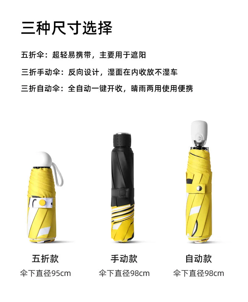 Mini 5 Gấp Gọn Che Nắng Nhỏ Gọn Tiện Mang Theo Nắng Mưa Đen Nhựa Chống Nắng Thiếu Nữ Ô Bỏ Túi Miniumbrella | Lazada.vn Mini 5 Gấp Gọn Che Nắng Nhỏ Gọn Tiện Mang Theo Nắng Mưa Đen Nhựa Chống Nắng Thiếu Nữ Ô Bỏ Túi Miniumbrella | Lazada.Vn