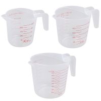 250/500/1000ML Plastic Measuring Cup Jug Pour Spout Surface Kitchen Tool Supplies Quality Cup with Graduated Kitchen Supply