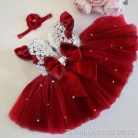【hot】♤✴❃  Baby Dresses  for Kids Birthday Wedding Evening Gown New Year Costume